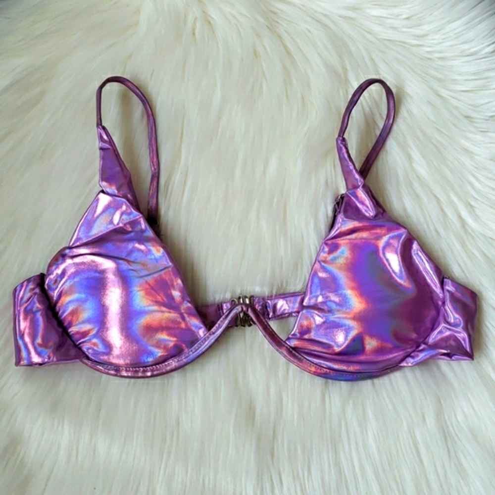 Sexy Triangle Underwire Bikini Set with High Cut - Picture 5 of 7